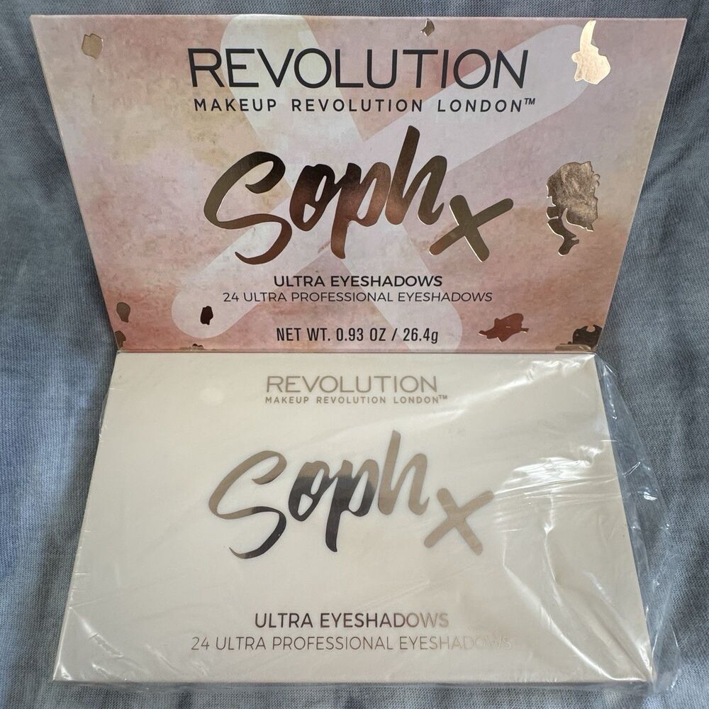 Makeup Revolution Soph X Ultra Eyeshadows - 24 Ultra Professional Colors - NIB